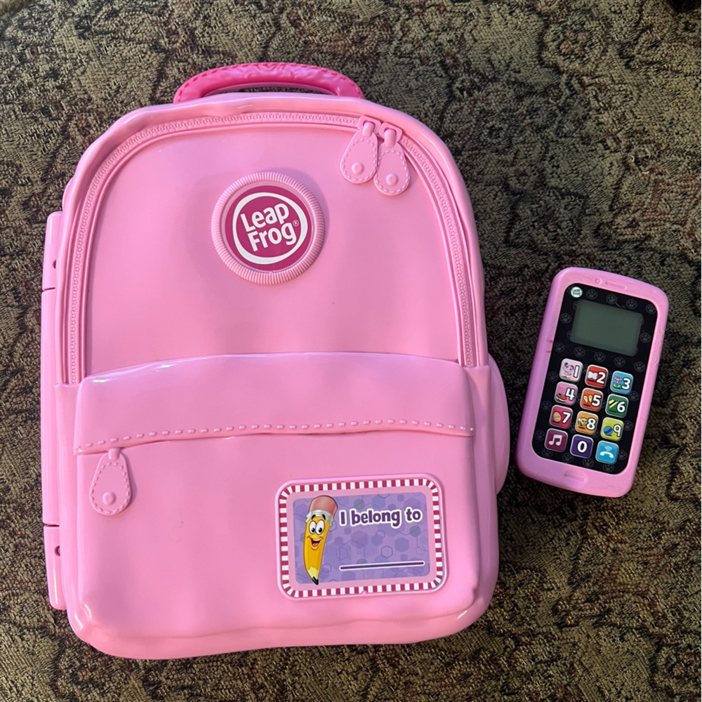 Leapfrog Mr. Pencil’s ABC Backpack and Leapfrog Chat and Count Smartphone